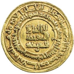 SAMANID: Nuh II, 943-954, AV dinar (4.26g), Nishapur, AH334. VF