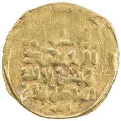 QARAKHANID: Ibrahim b. Husayn, 1178-1203, AV dinar (4.34g), uncertain mint, AH584. VF