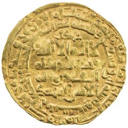 GHAZNAVID: Mahmud, 999-1030, AV dinar (4.06g), Nishapur, AH392. VF