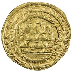 GHAZNAVID: Mahmud, 999-1030, AV dinar (5.36g), Nishapur, AH394. EF