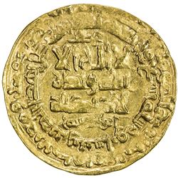 GHAZNAVID: Mahmud, 999-1030, AV dinar (3.36g), Nishapur, AH409. VF