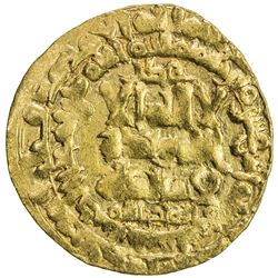 GHAZNAVID: Mahmud, 999-1030, AV dinar (4.07g), Nishapur, AH412. EF