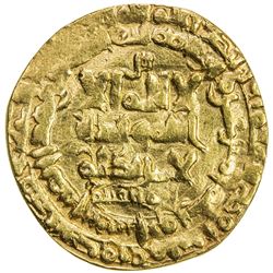 GHAZNAVID: Mahmud, 999-1030, AV dinar (4.16g), Nishapur, AH415. VF