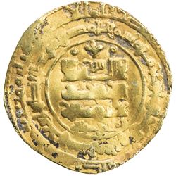 GHAZNAVID: Farrukhzad, 1053-1059, AV dinar (4.11g), Ghazna, AH443 (sic). F