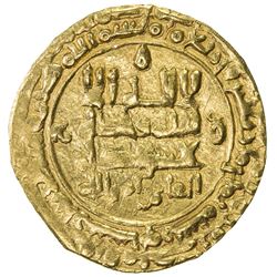 GREAT SELJUQ: Tughril Beg, 1038-1063, AV dinar (4.94g), Nishapur, AH448. EF