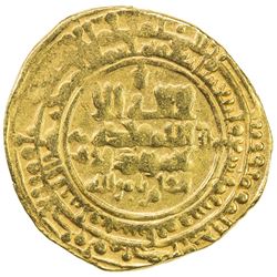 GREAT SELJUQ: Tughril Beg, 1038-1063, AV dinar (6.94g), Nishapur, AH448. VF