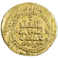 GREAT SELJUQ: Tughril Beg, 1038-1063, AV dinar (4.09g), Nishapur, AH449. VF-EF