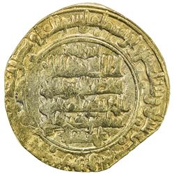 GREAT SELJUQ: Takish Beg, ca. 1062-1084, AV dinar (4.56g), Warwarlij, AH476. VF