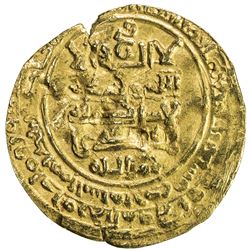 GREAT SELJUQ: Malikshah I, 1072-1092, AV dinar (2.82g), Isfahan, AH471. VF