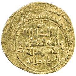 GREAT SELJUQ: Barkiyaruq, 1093-1105, AV dinar (4.62g), Nisha(pur), AH48x. VF