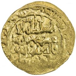 GHORID: Mu'izz al-Din Muhammad, 1171-1206, AV dinar (4.05g), Dawar, ND. EF-AU