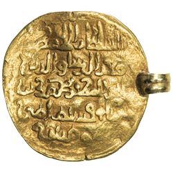 GHORID: Mu'izz al-Din Muhammad, 1171-1206, AV dinar (3.87g), NM, ND. VF