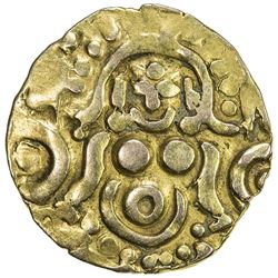 GHORID: Mu'izz al-Din Muhammad, 1171-1206, AV dinar (4.26g), NM, ND. VF