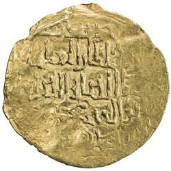 GHORID: Mahmud b. Muhammad, 1206-1212, AV broad dinar (4.15g), DM. VF