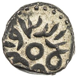 QARLUGHID: Nasir al-Din Muhammad, 1249-1259 AH, AE jital (3.13g), "Tukan", ND. VF-EF