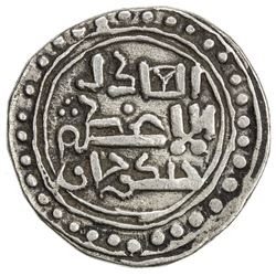 GREAT MONGOLS: Chingiz Khan, 1206-1227, AR dirham (3.14g), ND. EF