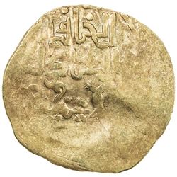 GREAT MONGOLS: Anonymous, ca. 1240s-1250s, AV dinar (2.46g), NM/MM, ND. VF