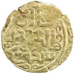 GREAT MONGOLS: Anonymous, ca. 1220s-1240s, AV dinar (2.25g), Balkh, ND. VF