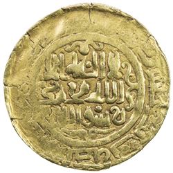 GREAT MONGOLS: Anonymous, ca. 1220s-1240s, AV dinar (5.27g), Badakhshan, ND/DM. VF