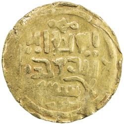 GREAT MONGOLS: Anonymous, ca. 1220s-1240s, AV dinar (4.77g), Bukhara, ND. VF