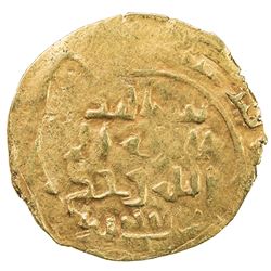 GREAT MONGOLS: Anonymous, ca. 1220s-1240s, AV dinar (3.46g), Samarqand, ND/DM. VF