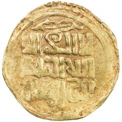 GREAT MONGOLS: Anonymous, ca. 1220s-1240s, AV dinar (3.98g), NM, ND. VF