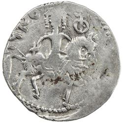 GREAT MONGOLS: Guyuk, 1246-1249, AR dirham (2.52g), NM, Koronikon-467 (=1247 AD). VF