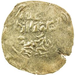 GREAT MONGOLS: Mongke, 1251-1260, AV dinar (6.81g), Astarabad, Dhu'l-Hijja AH651. VF-EF