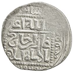 ILKHAN: Ghazan Mahmud, 1295-1304, AR dirham (2.41g), Nishapur, AH696 (in numerals). VF-EF