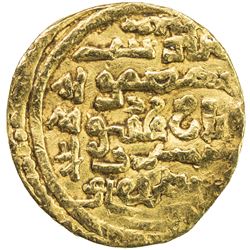 ILKHAN: Ghazan Mahmud, 1295-1304, AV dinar (2.12g), Tabriz, AH702. F-VF