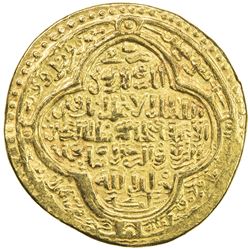 ILKHAN: Uljaytu, 1304-1316, AV dinar (9.68g), DM. VF