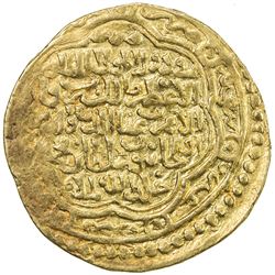 ILKHAN: Uljaytu, 1304-1316, AV dinar (6.53g), MM, AH716. VF
