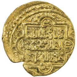 ILKHAN: Abu Sa'id, 1316-1335, AV dinar (8.70g), Tabriz, AH719. EF