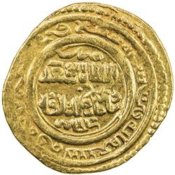 ILKHAN: Abu Sa'id, 1316-1335, AV dinar (5.53g), Sultaniya, AH727. VF