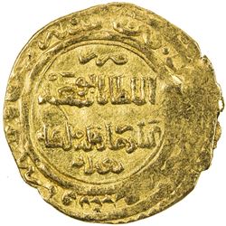 ILKHAN: Abu Sa'id, 1316-1335, AV dinar (2.48g), Baghdad, AH726. VF