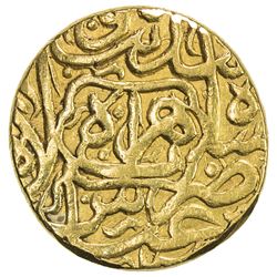 SAFAVID: 'Abbas I, 1588-1629, AV heavy ashrafi (3.85g), Herat, ND. VF