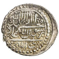 GANJA: Ja'far al-Jawwad, 1785-1805, AR abbasi (2.92g), Ganja, AH"12" (for 1200). EF