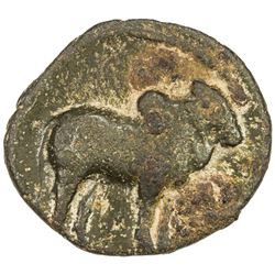 PALLAVAS: Anonymous, 4th century AD, AE 20mm (2.77g). VF