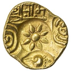 YADAVAS OF DEVAGIRI: Ramachandra, 1270-1311, AV pagoda (3.82g). EF-AU