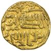 Image 1 : DELHI: Muhammad III b. Tughluq, 1325-1351, AV khalifat dinar (11.07g), Delhi, AH744. VF