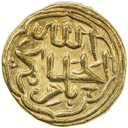 DELHI: Muhammad III b. Tughluq, 1325-1351, AV tanka (11.06g), NM, ND. EF