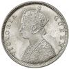 Image 1 : BRITISH INDIA: Victoria, Queen, 1837-1876, AR 1/2 rupee, 1862(b&m). UNC