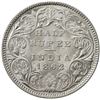 Image 2 : BRITISH INDIA: Victoria, Queen, 1837-1876, AR 1/2 rupee, 1862(b&m). UNC