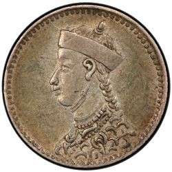 TIBET: AR 1/4 rupee, Chengdu mint, ND (1904-12). PCGS AU55