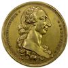 Image 1 : PHILIPPINES: Carlos III, 1759-1788, gilt AE medal, ND (ca. 1782). AU