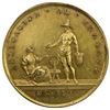 Image 2 : PHILIPPINES: Carlos III, 1759-1788, gilt AE medal, ND (ca. 1782). AU