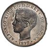 Image 1 : PHILIPPINES: Alfonso XIII, 1886-1898, AR peso, 1897. UNC