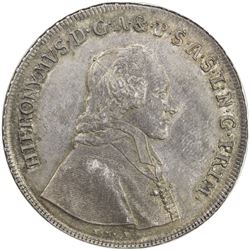 SALZBURG: Hieronymus von Colloredo, 1771-1803, AR thaler, 1773. NGC MS61