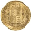 Image 2 : GREAT BRITAIN: Victoria, 1837-1901, AV sovereign, 1871. NGC MS63