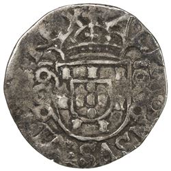 PORTUGAL: Alfonso VI, 1656-1683, AR 1/4 moeda (1000 reis) (1.81g), 1660. F